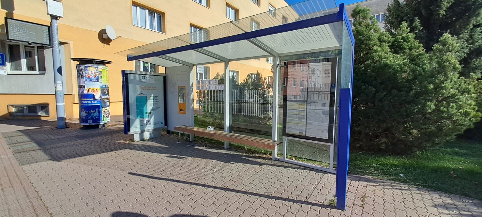 Informačné zariadenie EMlines v exteriéri